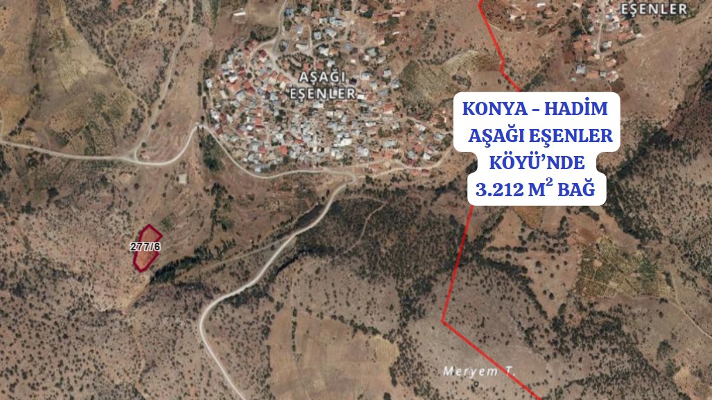 KONYA HADİM AŞAĞI EŞENLER 3.212 M² BAĞ SATILIKTIR   - KONYA HADİM fotoğraf 6